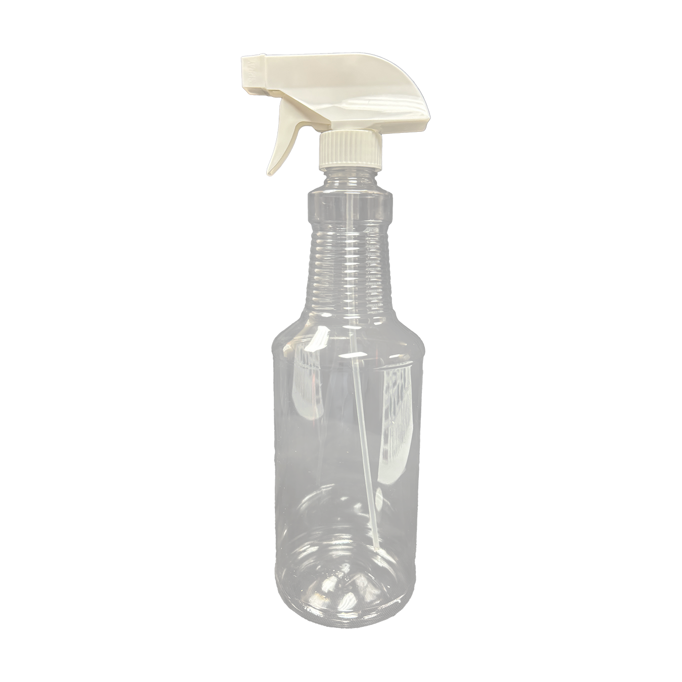 32 fl oz/473 PET Clear Carafe Bottle 28/400 with trigger sprayer