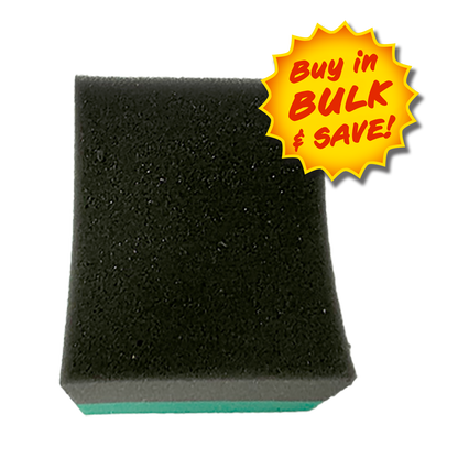 Wide Tire Shine Applicator | 3.75" x 3" x 2" Foam Block