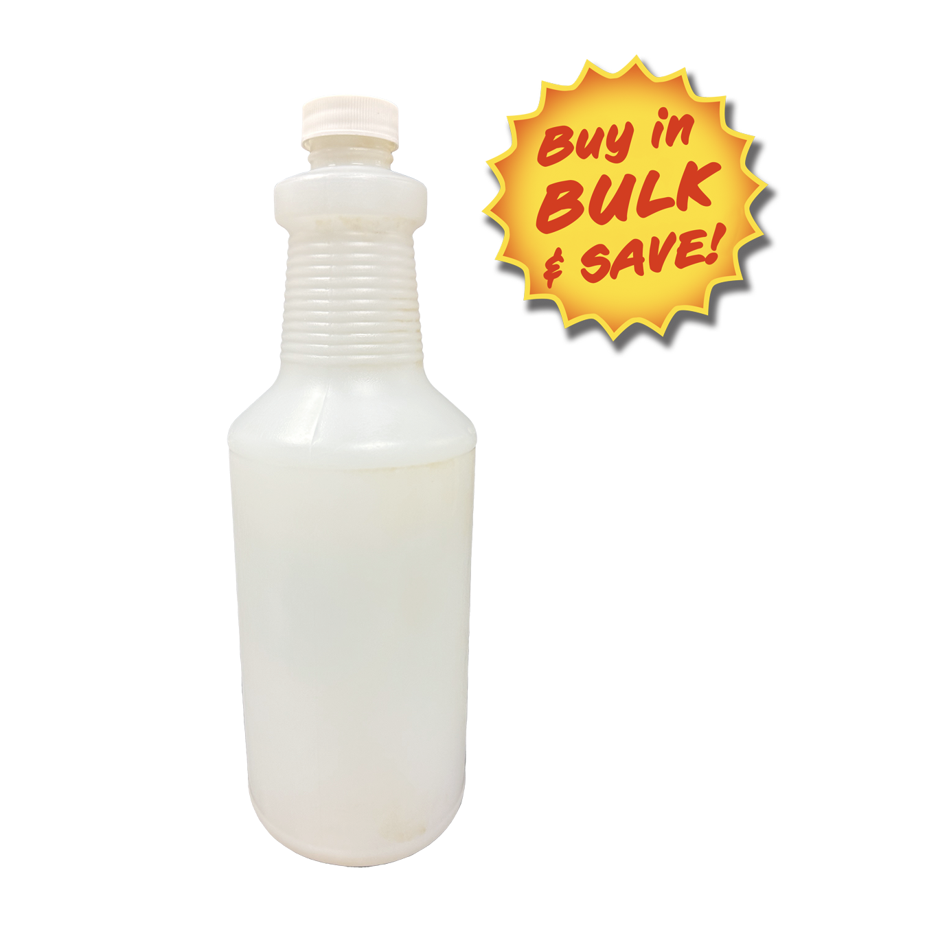 32 fl oz/946 mL Natural Carafe Bottle with Cap