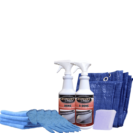 complete car detailing kit

car care kit bundle

all-in-one detailing set

interior and exterior car kit

DONE & DONE kit