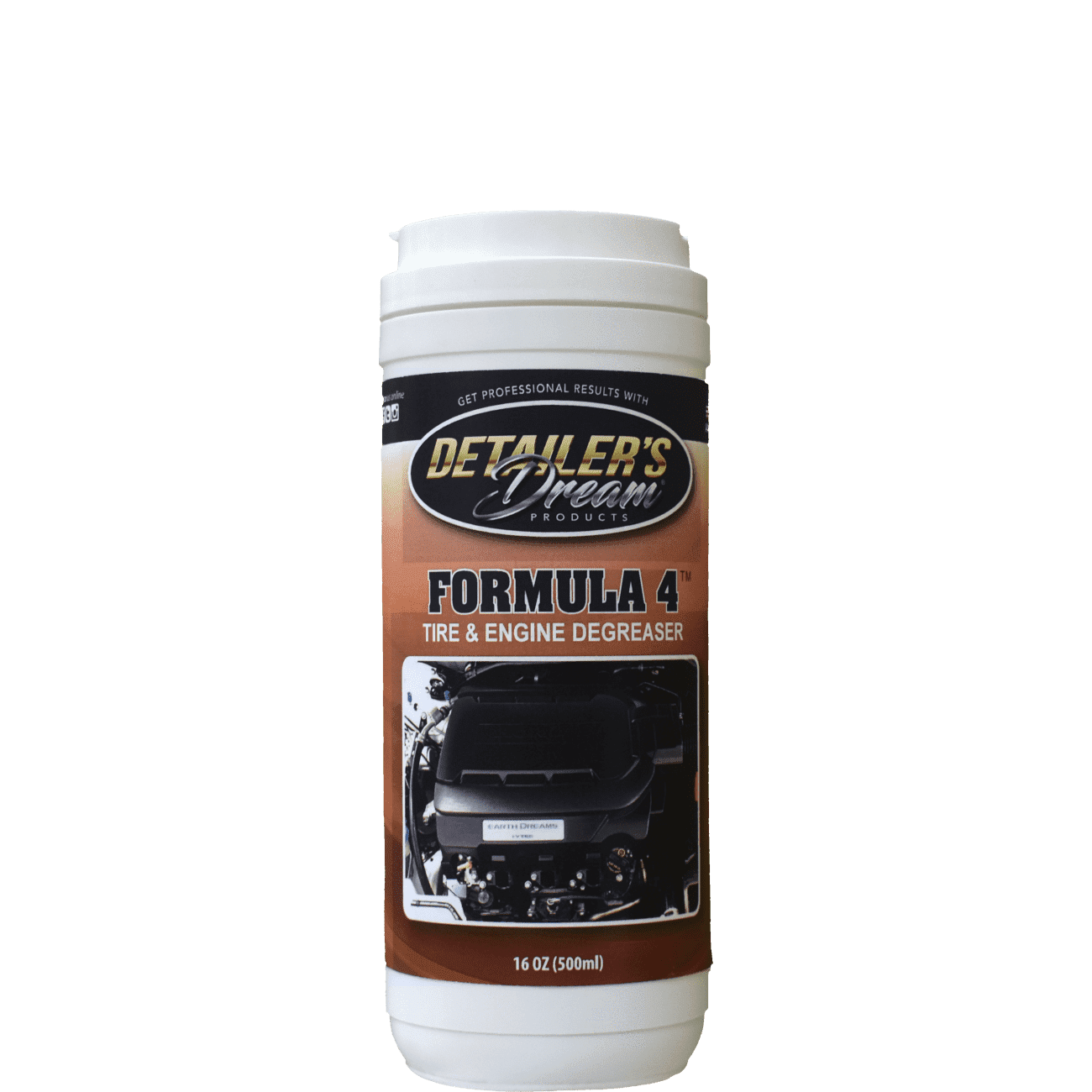 FORMULA 4™-Spray On/ Rinse Off Tire & Engine Degreaser-Detailer's Dream